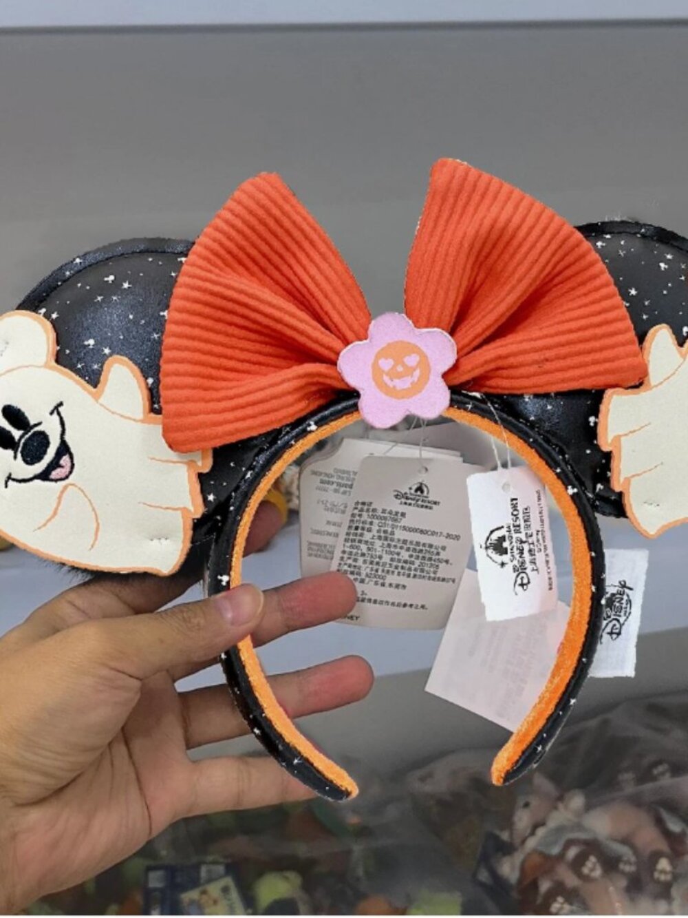Disney Parks Halloween 2025 Mickey & Minnie Floral Ghost Ears